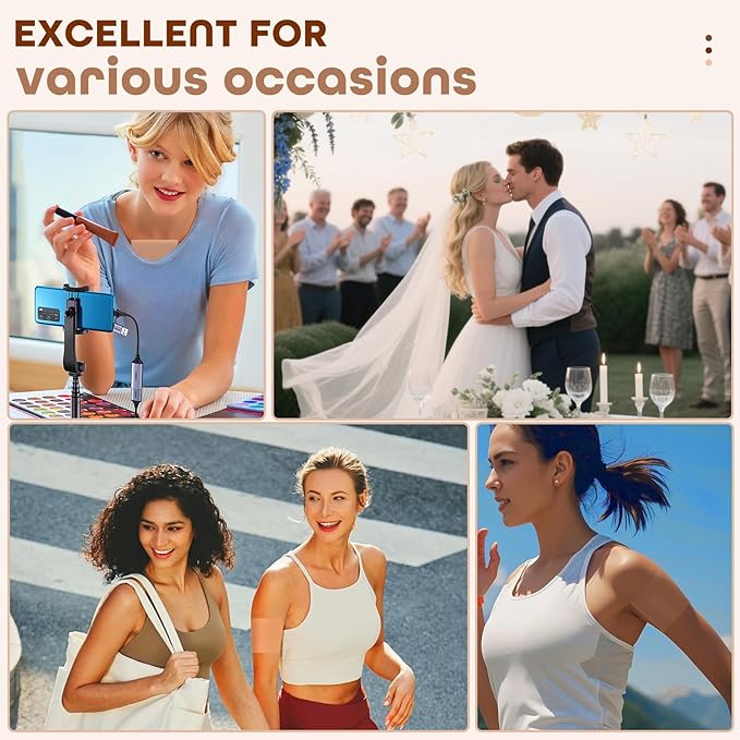 10 Pcs Tattoo Cover Up Patchs, Waterproof & Breathable 6.29” x 6.29”, Ultra Thin Skin Tape for Tattoos, Scars & Birthmarks, Light Skin Tone, Cuttable, Invisible, Sweatproof, Long-Lasting Coverage