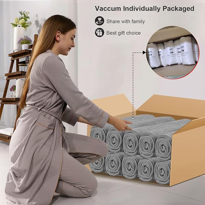 DREAMNINE Pack of 10 Soft Fuzzy Fleece Throw Blanket for Couch Sofa 50" x 60", Decorative Solid Lightweight Velvet Blankets for Chair, Cozy Accent Shaggy Plush Flannel Blanket for Bedroom, Grey