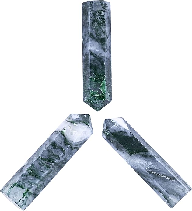 Amazing Gemstone Crystal Points Bulk Healing Crystals & Stones - Premium Single Terminated Healing Wand Point Bulk Crystals for Crafts, Crystal Grid, DIY Work