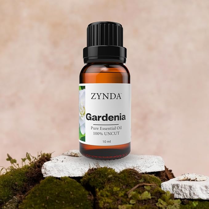 Gardenia Essential Oil - 100% Pure & Natural | Gardenia Oil for Diffuser, Skin & Body | Organic Essential Oils | Luxurious Floral Aroma for Relaxation, Aromatherapy & Massage - 10ml