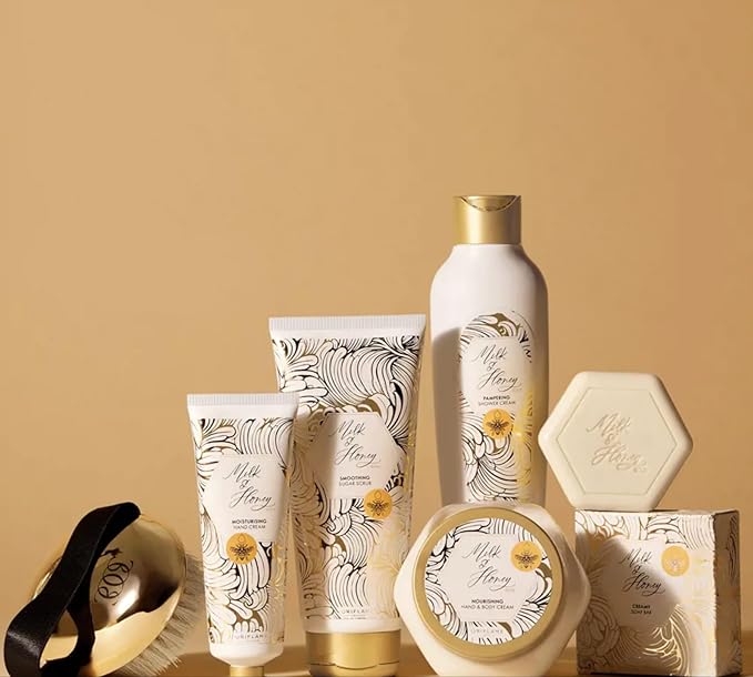 Oriflame milk and honey gold sugar scrub - 200ml - Business Buzz