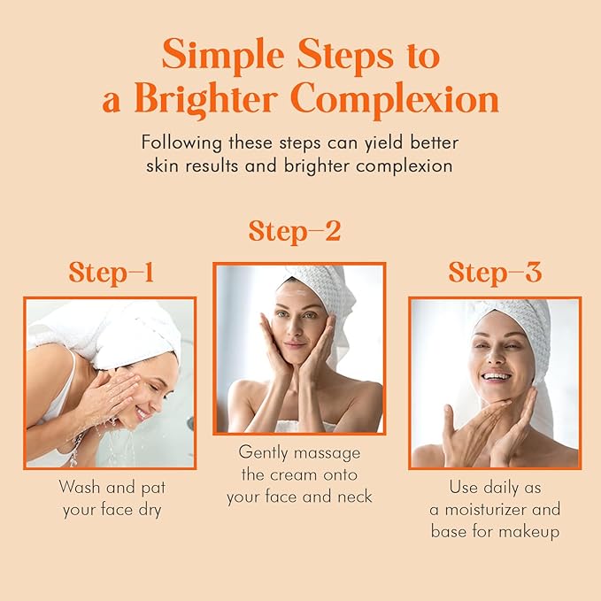 Clear Beauty Vitamin C & Collagen Face Moisturizer - Anti Aging Night Cream, Hydrates, Firms & Smooths Overnight - Dermatologist Tested, Korean Skin Care, Vegan, Clean Beauty - 1.69 Fl Oz