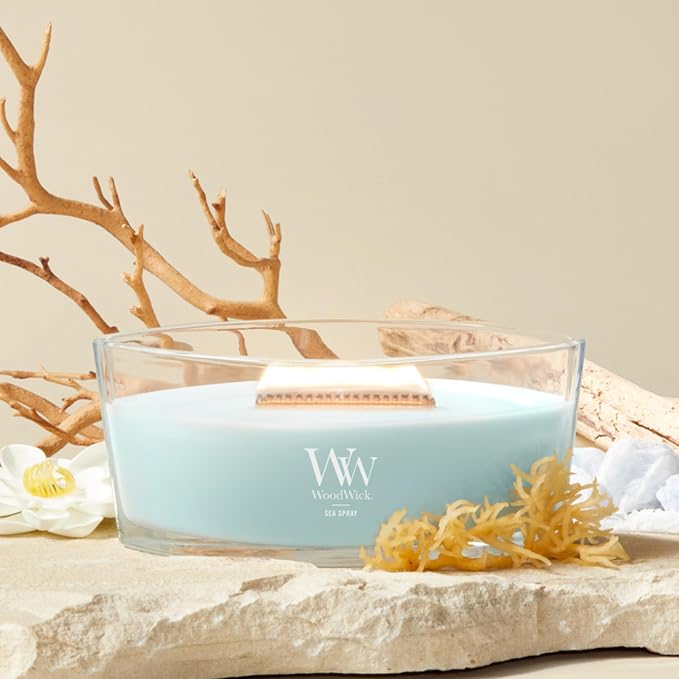 Woodwick Sea Spray Ellipse Candle