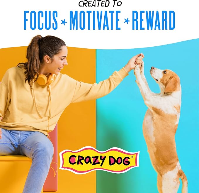 Crazy Dog Train-Me! Training Dog Treats Bacon Flavor 16 oz. Bag, 400 Treats