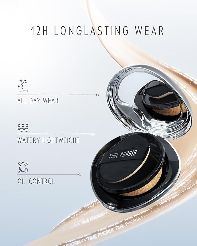 TIMELESS LUMINA MATTE PERFECTION CUSHION | Full Coverage, Weightless, Skin fit, Velvety Matte Finish, Oil-Control Waterproof Foundation, Sweatproof Flawless BB Cream CC (04 BEIGE)