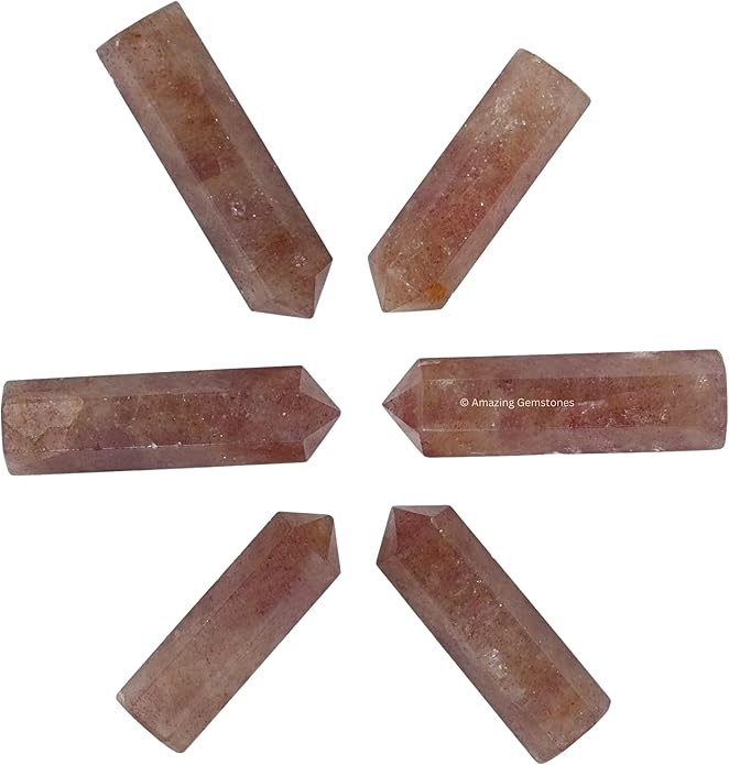 Amazing Gemstone Crystal Points Bulk Healing Crystals & Stones - Premium Single Terminated Healing Wand Point Bulk Crystals for Crafts, Crystal Grid, DIY Work