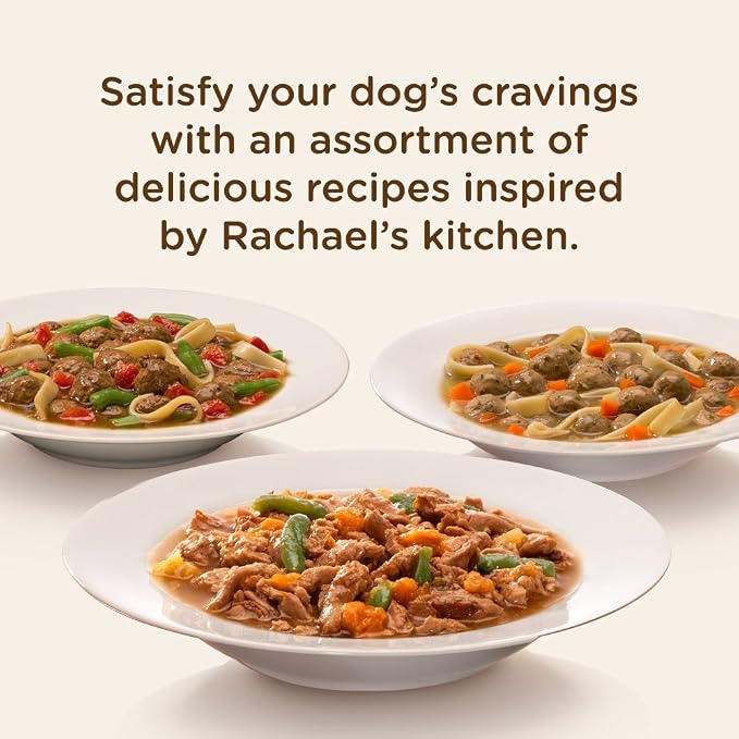 Nutrish Rachael Ray Wet Dog Food Variety Pack Hearty Recipes, six (6) 8 oz Tubs 2 Count (Pack of 24)