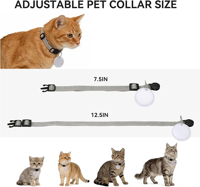 RFID Cat Collar Tag for RFID Cat Feeder, Pet Feeder Collar Accessory for Selective Feeding