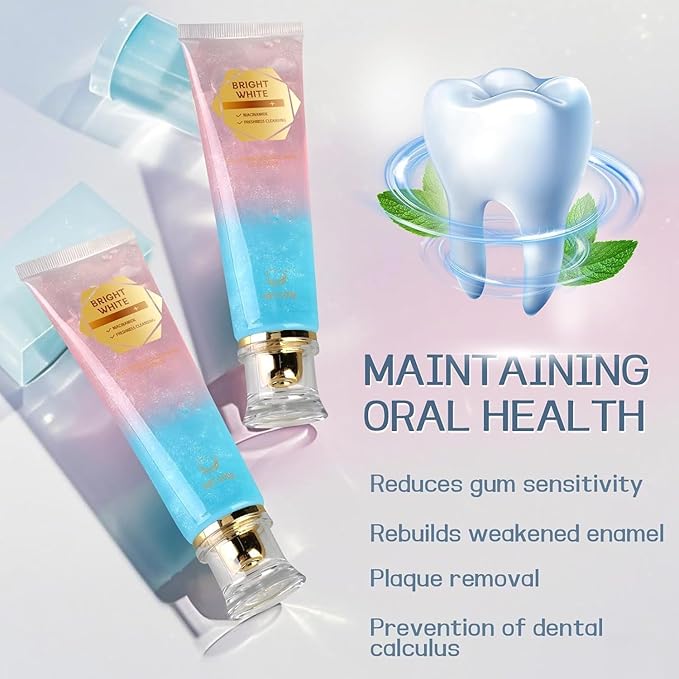 Niacinamide Whitening Toothpaste, Niacinamide Intensive Whitening Toothpaste, Enamel Protection & Long-Lasting Fresh Breath, Stain Removal - Daily Use for Improves Gum Health, Deep Cleaning Care (2)