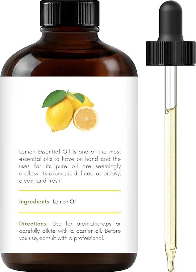 Handcraft Blends Calm & Uplift Set: Lavender and Lemon Essential Oils – (2 x 4 Fl Oz) – 100% Pure & Natural – for Diffuser, Aromatherapy, and DIY Projects