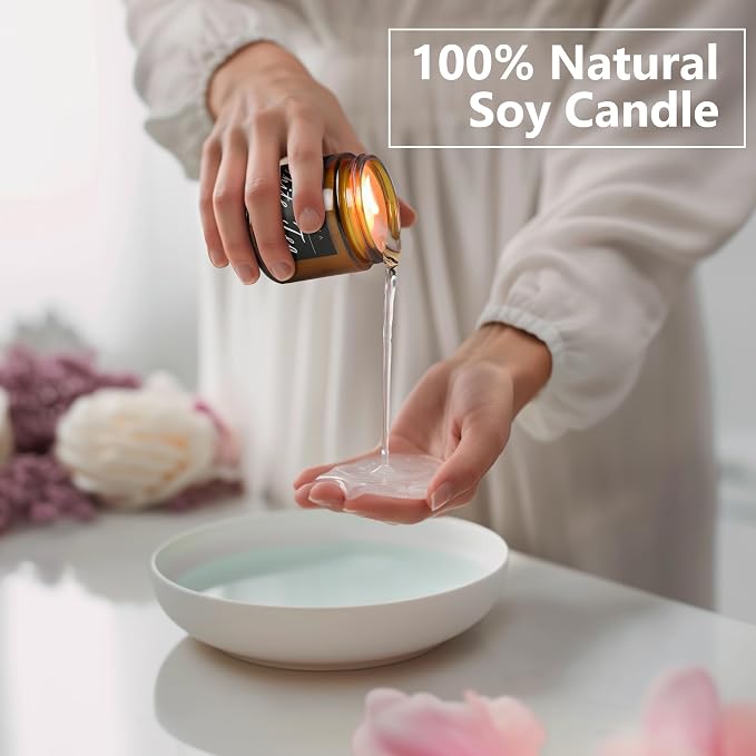 MOASITN Coffee Highly Scented Candles for Home| Organic Soy Aromatherapy Candle| Handmade Long Lasting Jar Candle| Candel Gift for Women,Men as Birthday,Housewarming,Relaxing,Christmas Gifts| 7oz