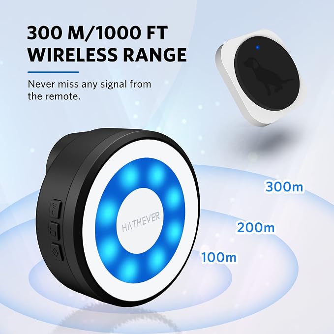 Wireless Dog Doorbell to Go Outside with 4 Notification Modes