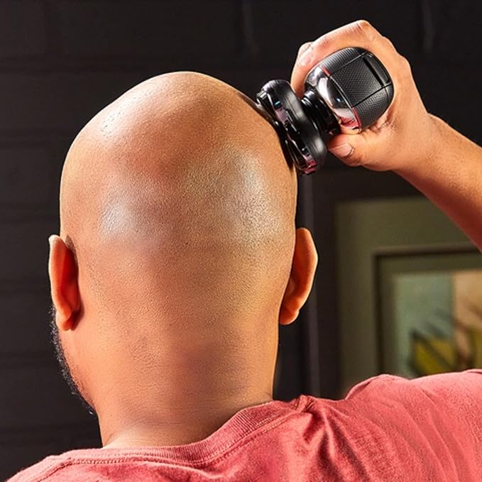 Remington Balder Boss Electric Razor for Head XR7120 - Premier Wet/Dry Bald Head Shaver, Japanese Steel Blades, Cordless Rechargeable, Effortless Head Shaving with Precision Dual Track Heads