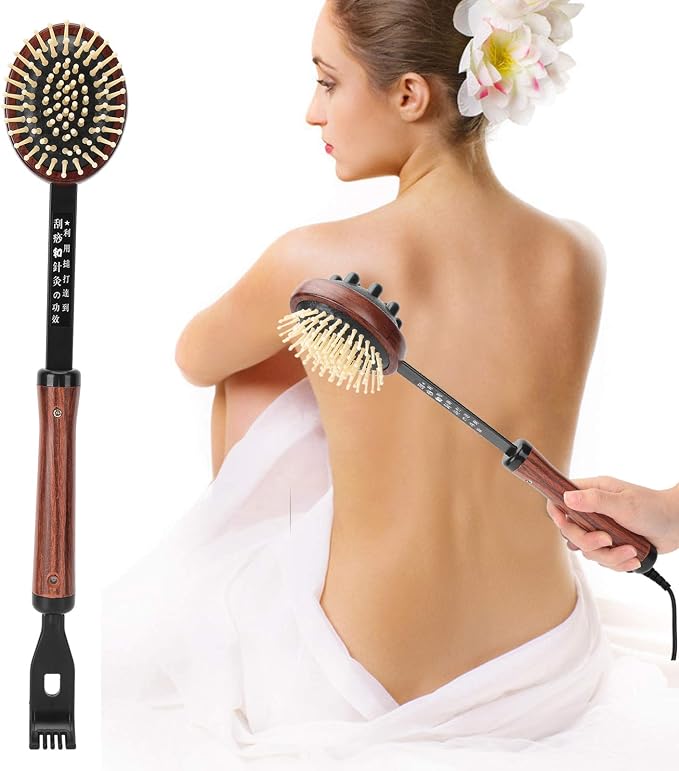 Manual Back Massagers Back and Head Scratcher Long Back Massager Handheld, Body Massager Stick Manual Massage Tool, Plastic Massage Hammer for Body Part,Legs, Back Health Care