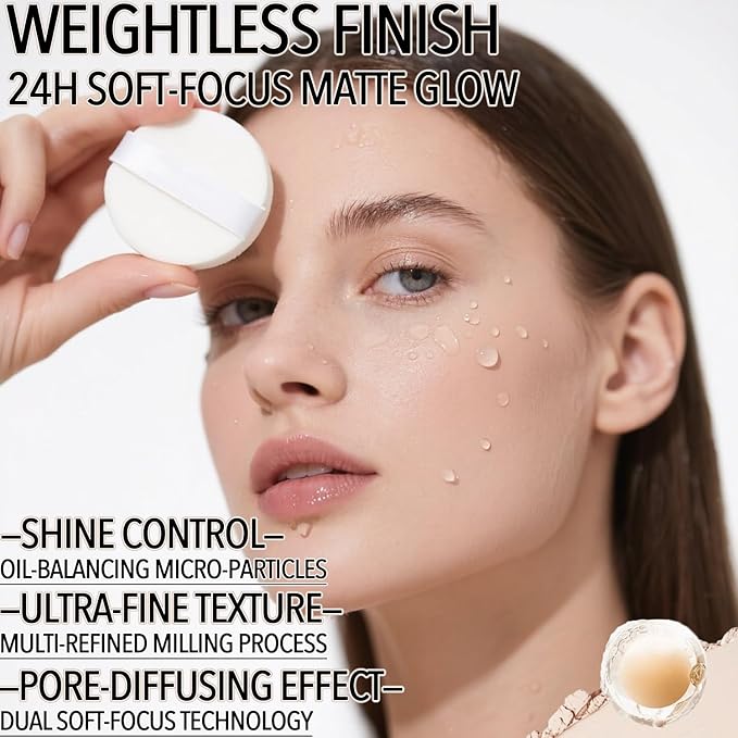 Mineral Blush Powder, SPF 35, Sunscreen Pearl-Infused Loose Blush, Buildable Dewy Glow, Luminous Cheek Color Makeup (Solar Flush - Golden Aura)