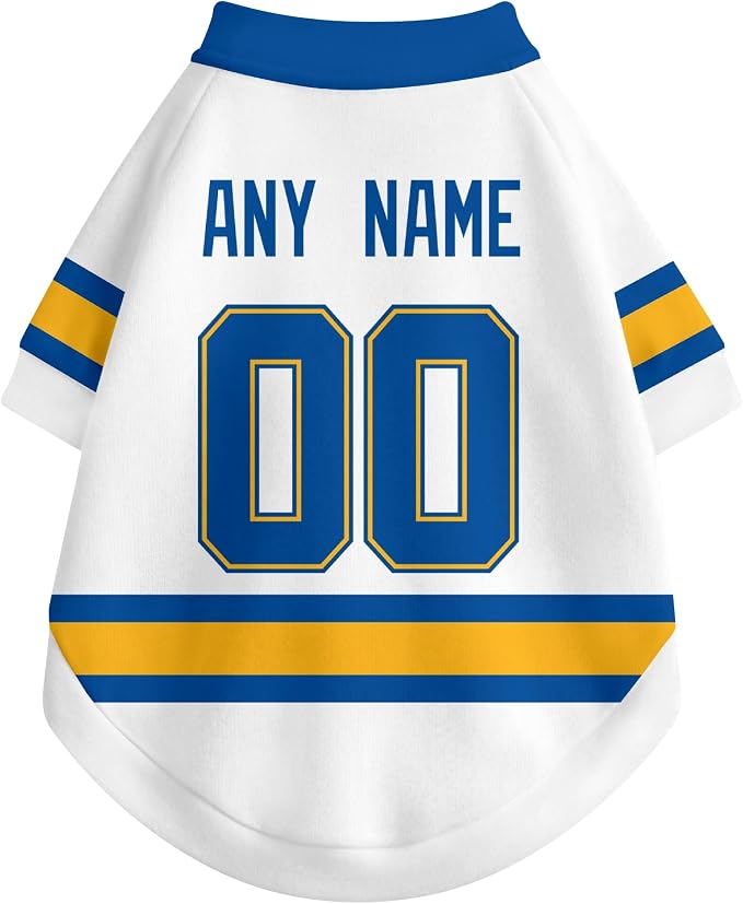 St. Louis Dog Clothes Personalized Pet T Shirt for Dogs Gift | Custom Name Number Jersey Style Pet Shirt for Dog