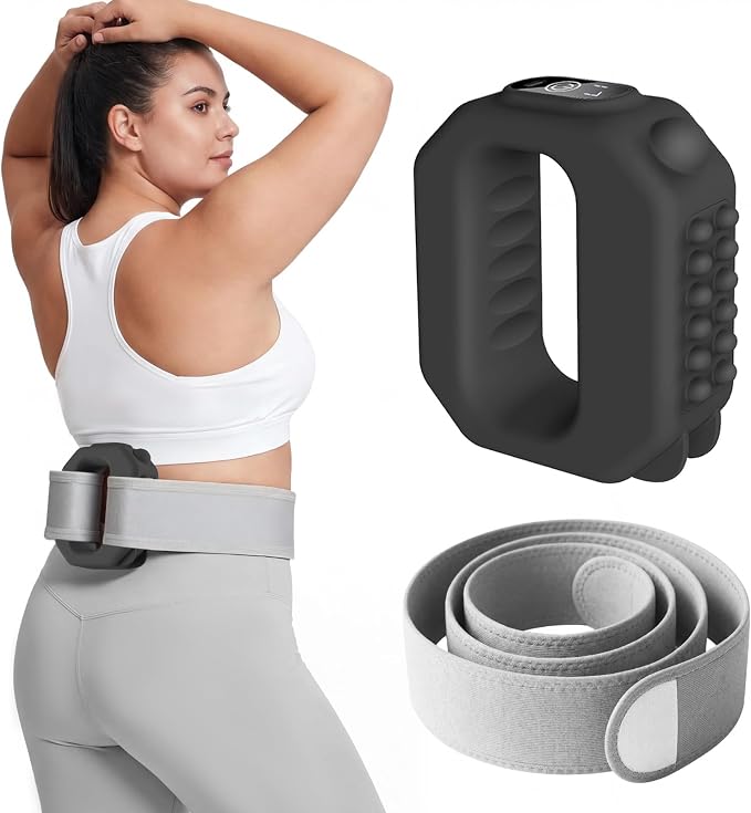 R10 Fascia Ring Massager, Multifunctional Full-Body Massager, Hands-Free Electric Massager, Ergonomic Design with Waist Belt, Adjustable Massage Modes, 3 Modes & 6 Intensities