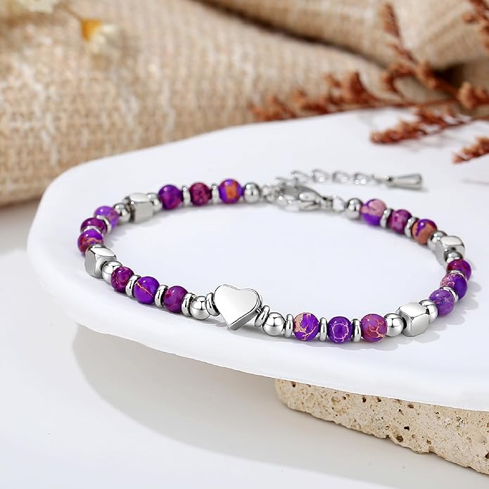 TONY & SANDY Tiny Beaded Bracelets for Women, Sometimes You Forget You're Awesome Gift, Unique Gifts for Women, Mom, Daughter, Wife, Coworker, Best Friend, Bestie, Granddaughter