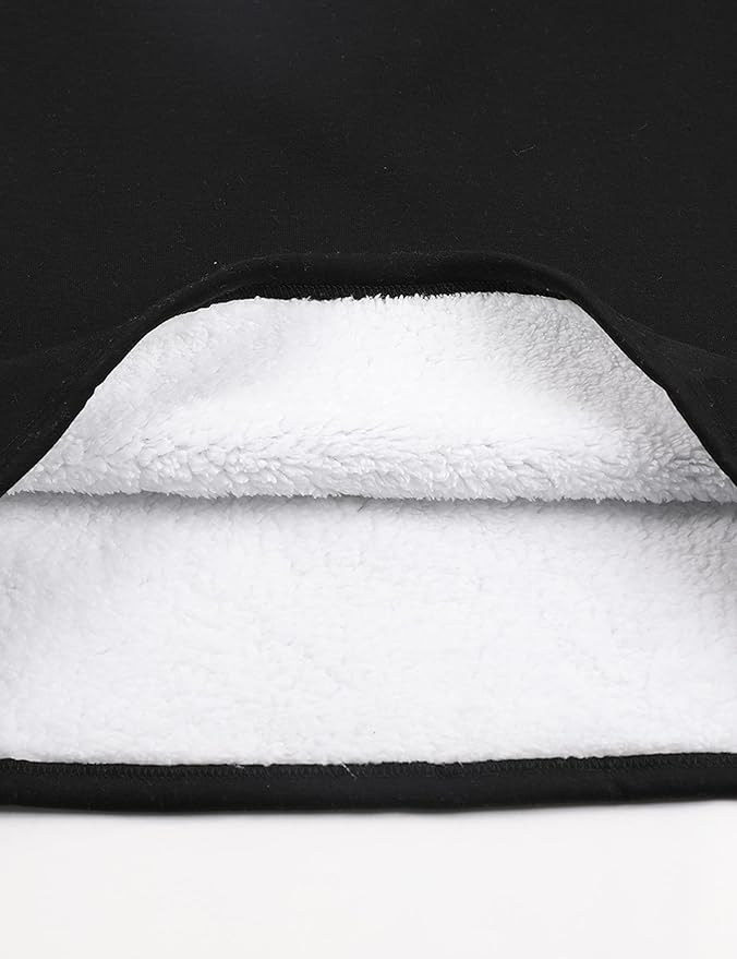 Yeokou Women Warm Sherpa Lined Fleece Crewneck Sport Sweatshirt Pullover Loungewear