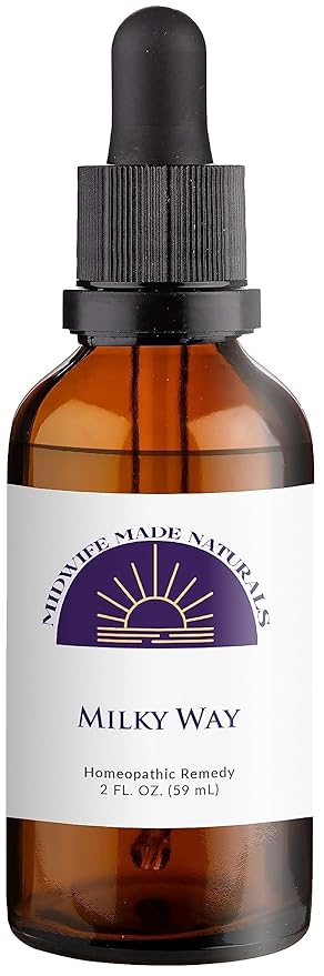 Milky Way from Midwife Made Naturals-All Natural Homeopathic Remedy Drops for Breastfeeding. Non-Toxic, Non-GMO,2 FL.OZ. Gotas Homeopaticas Para Amamantar