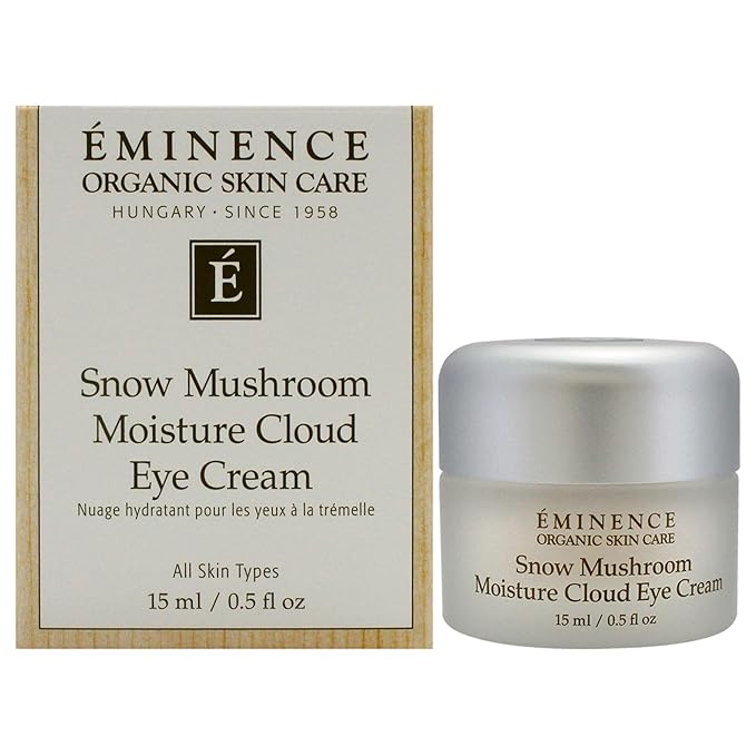 Eminence Organic Snow Mushroom Moisture Cloud Eye Cream 0.5 Fl Oz (Pack of 1)