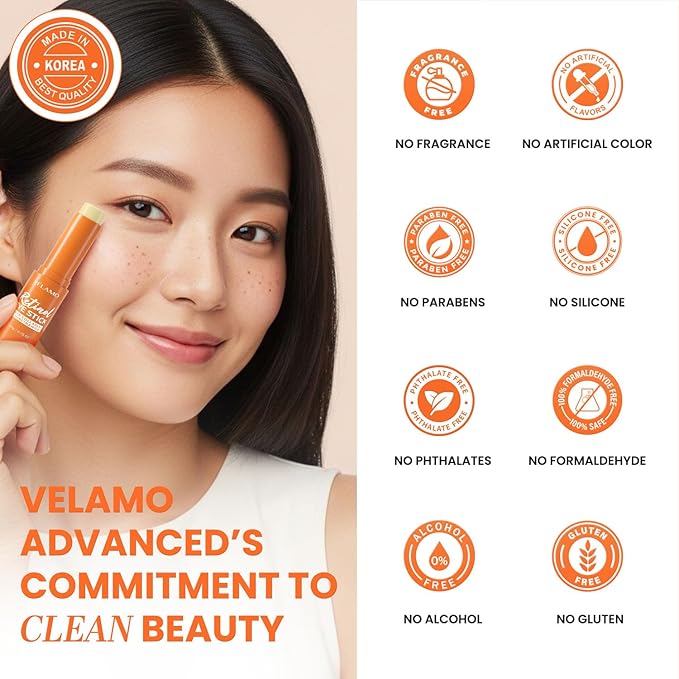 VELAMO ADVANCED Retinol Eye Balm Stick: Made in Korea, Travel Essentials, Upgraded 8-in-1 Formula with Collagen, Niacinamide & Peptides – Under Eye Cream for Dark Circles, Puffiness & Wrinkles 1.05oz
