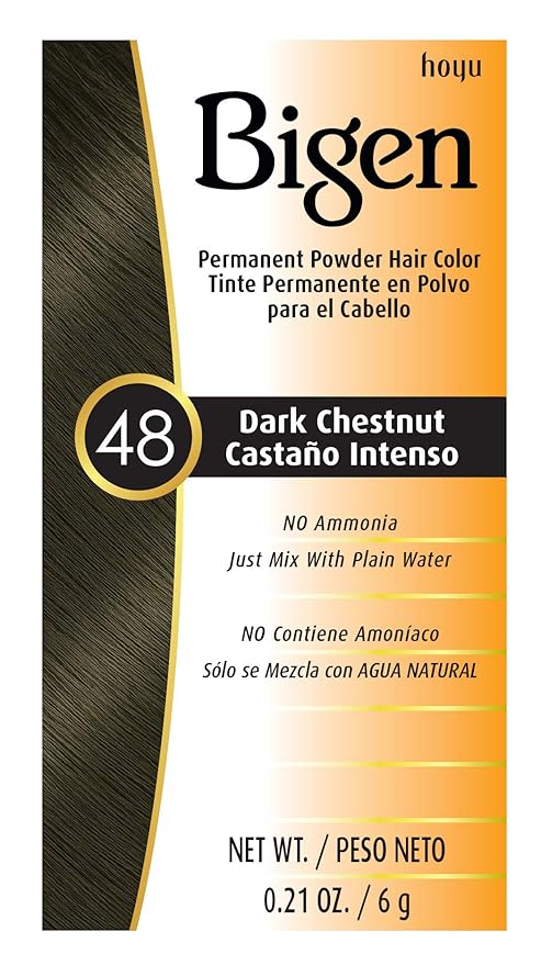 #48 Dark Chestnut Bigen Permanent Powder - 12 Pack