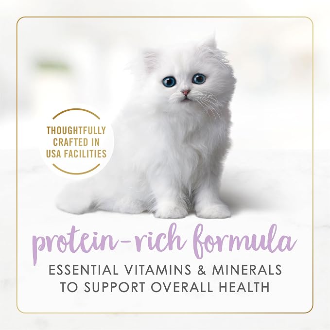 Fancy Feast Purina Kitten Tender Chicken Feast Wet Kitten Food Pate - 3 oz. Cans,(Pack of 48)