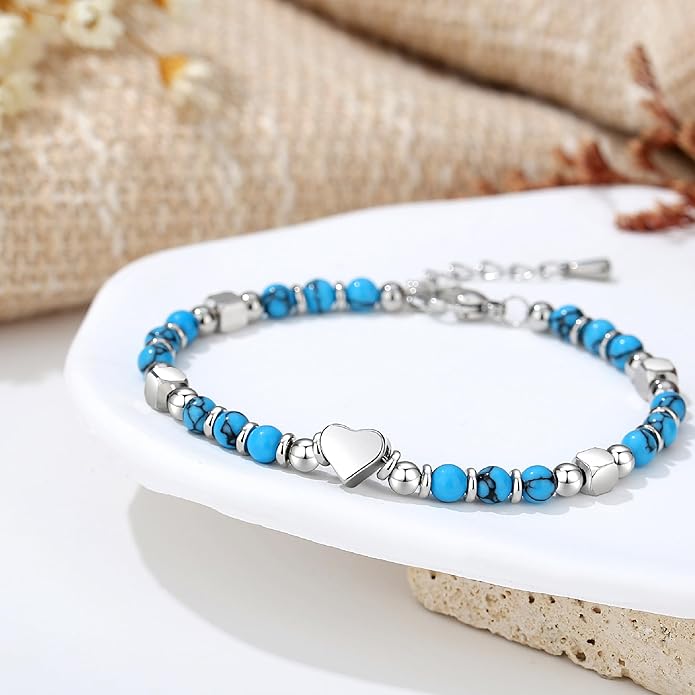 TONY & SANDY Tiny Beaded Bracelets for Women, Sometimes You Forget You're Awesome Gift, Unique Gifts for Women, Mom, Daughter, Wife, Coworker, Best Friend, Bestie, Granddaughter