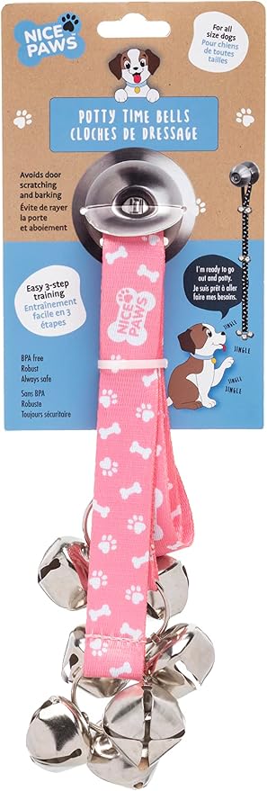 Dog Door Bell - 7 Extra Loud Dog Door Bells for Potty Training - Durable, Chew-Resistant Potty Dog Bells for Dogs Adjustable Length, Puppy-Friendly for Easy Communication