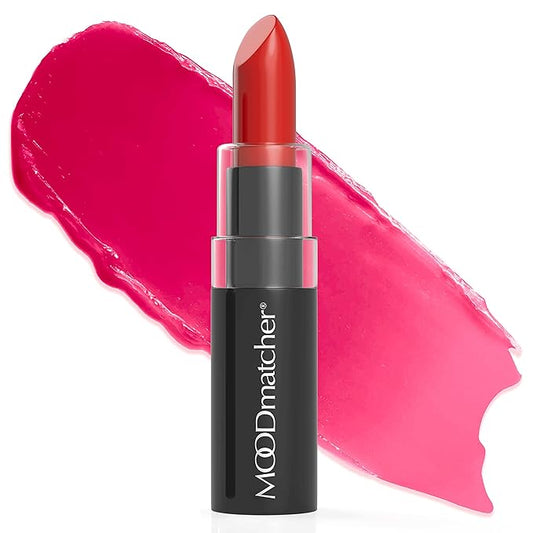 MOODmatcher LIVAURA Original Color Changing Lipstick – 12 Hours Long-Lasting, Moisturizing, Smudge-Proof, Glamorous Personalized Color, Premium Quality – Made in USA (Red)