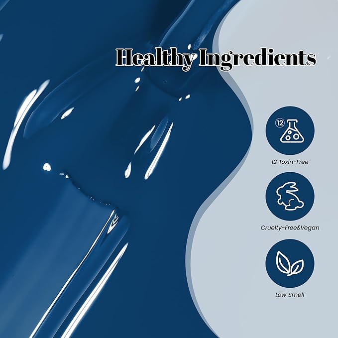 YTD Likomey Haze Blue Gel Nail Polish,15ml Salon Home DIY Manicure and Pedicure Fall Winter UV Color Varnish,CS460