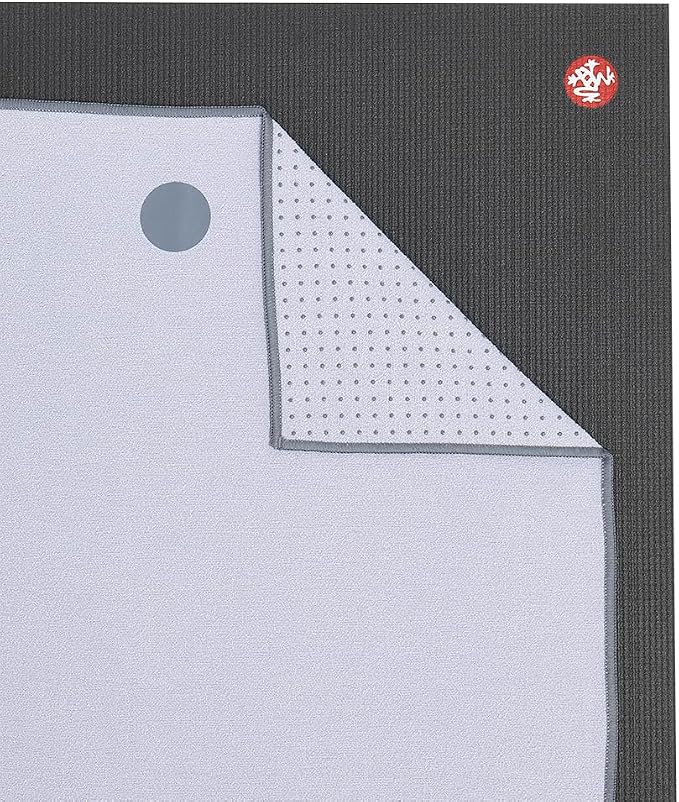 Manduka Yogitoes Hot Yoga Mat Towel - 71" | Moisture Activated Grip | Patented Silicone Nubs | Highly Absorbent, Durable & Easy Care | Made from Recycled Materials | 71 x 24 Inches | Lavender
