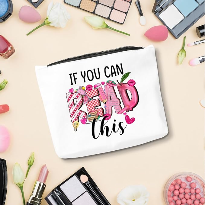 Graduation Gifts for Women, 2024 Graduation Congratulations Gifts Cosmetic Bag, I Am A Grad Makeup Bag, Inspirational Cheer Up Birthday Gifts for Friend Sister