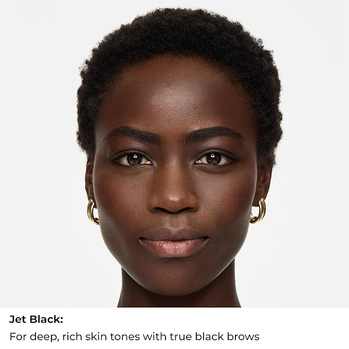 WUNDERBROW Eyebrow Gel, Waterproof, Smudgeproof, Long Lasting, Shade: Jet Black, Vegan and Cruelty-Free