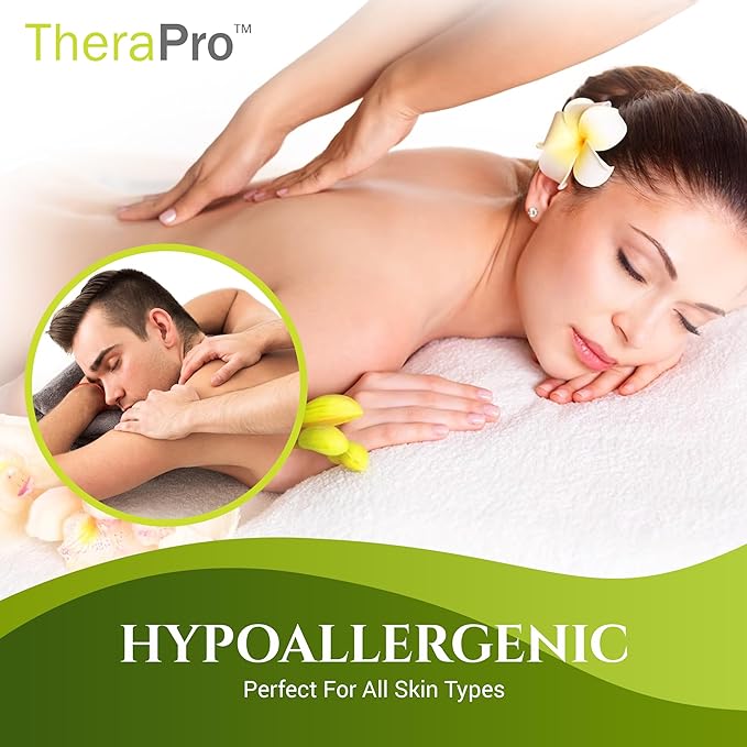 Multi-Purpose Massage Cream by TheraPro - 5 Gallon - Hypoallergenic, Unscented Cream - Massaging Cream Infused with Jojoba, Avocado Oil, Sweet Almond Oil