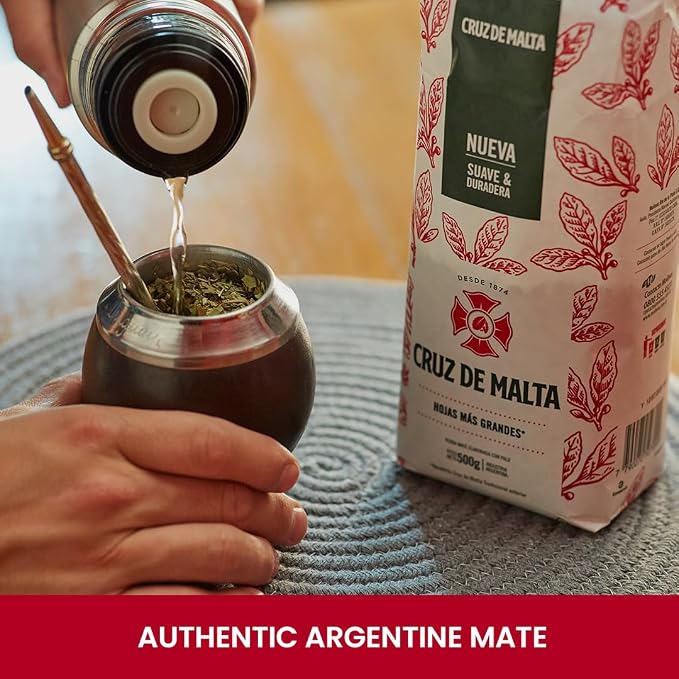 Yerba Mate Cruz de Malta 2.2lb 1 Kilo - Pack of 6