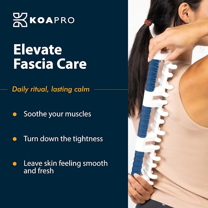 KOA KOAPRO Facia Blaster Tool for Cellulite Area - Trigger Point Massage Tool for Deep Tissue, Full Body Massage, Back and Neck Massager, Muscle Massager for Legs, Fascia Massage Tool