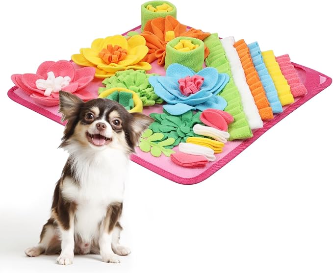 Snuffle Mat for Dogs, 15.4-Inch Felt Wool for Small/Medium Pets