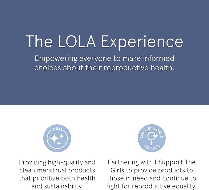 LOLA Super Plus Tampons - 32 Count, Plastic Applicator - Non-Toxic Leak Protection Tampons for Women - Clean Feminine Care