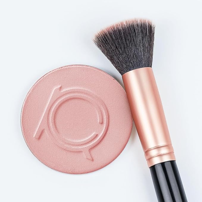 Makeup Beauty Pressed Powder foundation Compact Full Coverage Foundation Skin Care Face Makeup Essentials Contour Palette Setting Powder fit me powder foundation makup 0.49 OZ (Rosado, 0.49 OZ)
