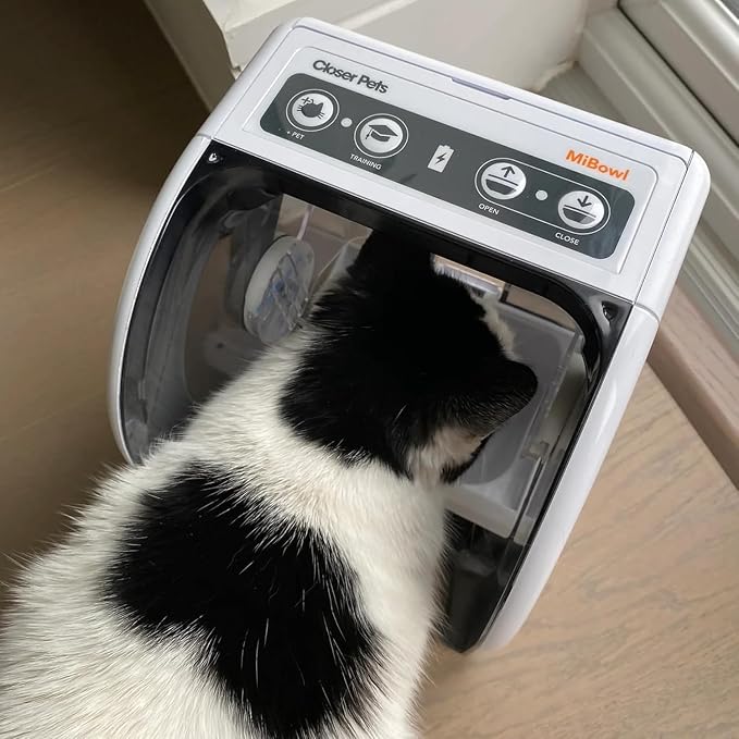 Closer Pets MiBowl Automatic Selective Microchip Feeder, Cats & Small Dogs