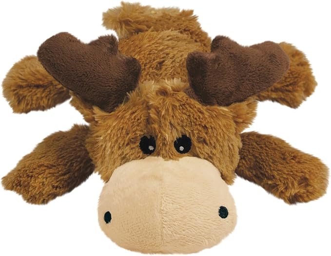KONG Cozie Plush Dog Toy with Squeaker (Marvin the Moose, X Large)