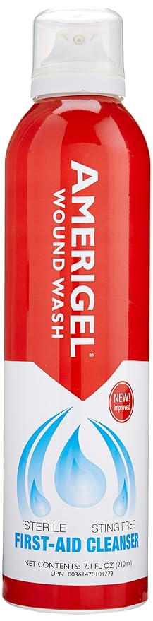AMERIGEL Wound Care Bundle (3 oz. Hydrogel Wound Dressing, 7.1 fl oz. Saline Wound Wash) - Moisture-Rich Healing and Advanced Skin and Wound Care