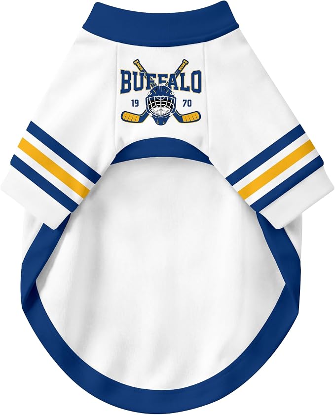 Buffalo Dog Clothes Personalized Pet T Shirt for Dogs Gift | Custom Name Number Jersey Style Pet Shirt for Dog
