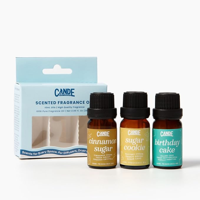 CANDECraftCo Premium Fragrance Oil Bundles – Diffuser Oils Fragrances Scented for Home, Candle Soap Making Supplies, Aromatherapy Blends for House (Masculine, 3-Pack)