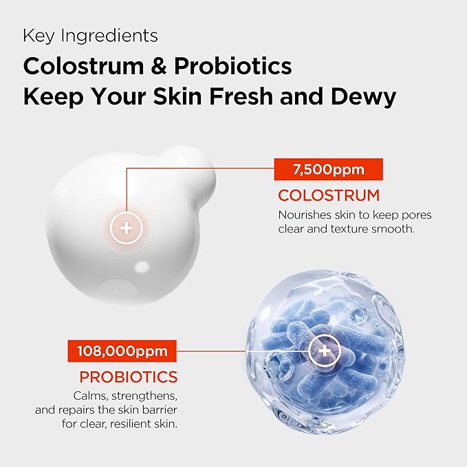 24/7 Colostrum Ampoule Mist - Glass skin with Long Hydration, Poreless Smooth Skin, Before & After Makeup, Hyaluronic Acid and Vitamin, For All Skin types, 1.85 fl oz
