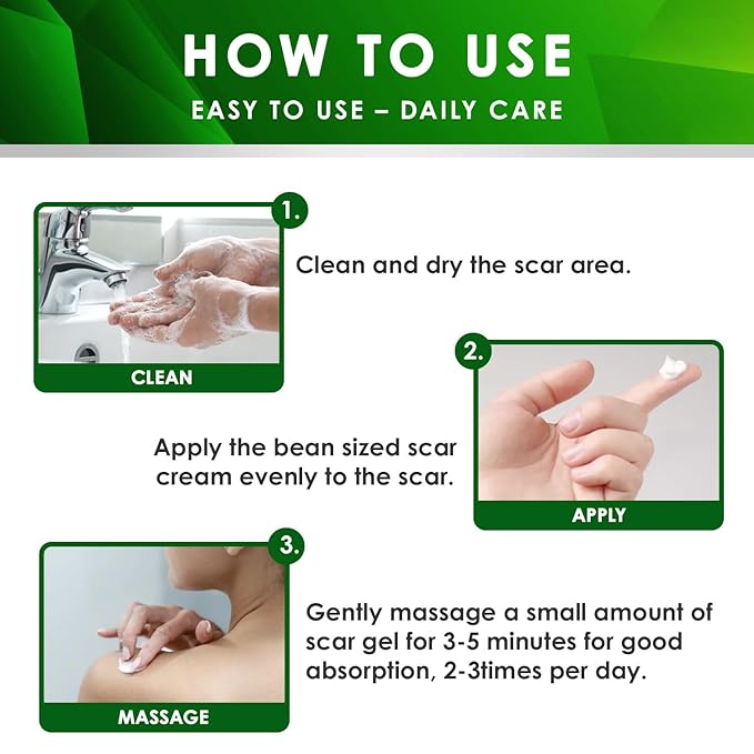 Tobcharm Advanced Keloid Scar Care Gel, Silicone Gel for Appearance of Keloid Scars & Skin Marks, Scar Smoothing Gel for Ears, Face & Body, 2-Pack (2×30g)