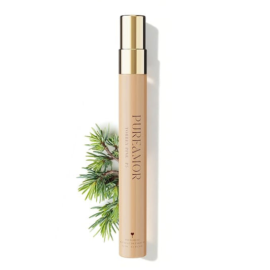 PUREAMOR Pheromone Perfume for Women, Torrey Pine Extrait de Parfum – Fresh Woody Scent with Pine, Cedarwood & Musk, Long Lasting Fragrance, 0.4 oz / 12 ml Travel Size