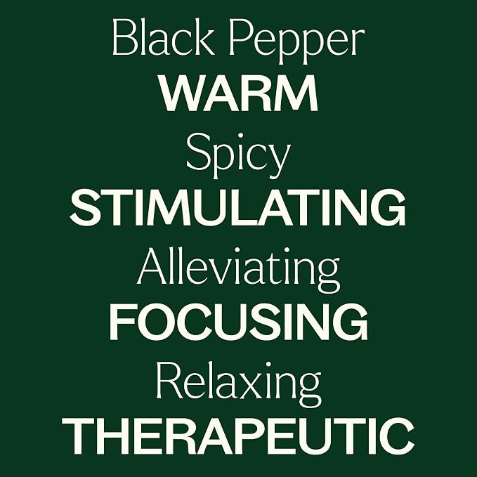 Plant Therapy Black Pepper Essential Oil 10 mL (1/3 oz) 100% Pure, Undiluted, Therapeutic Grade